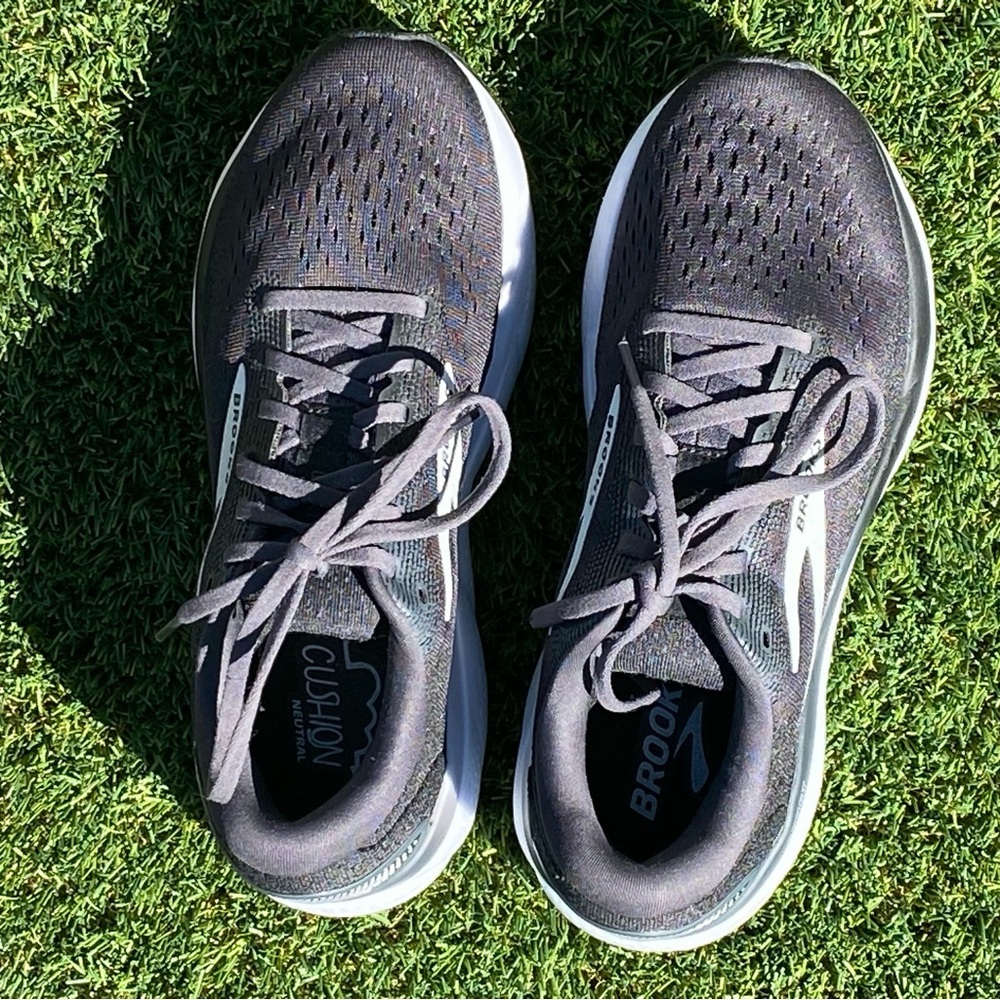 Brooks Ghost 16 Neutral Running Shoe Black/Grey/White 8 Medium - Picture 7 of 11